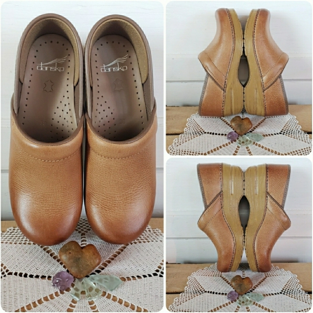 ⚘AvaiLable⚘inQuire⚘Dansko Honey Clogs Burnished Distress 35 36 37 38 39 40-1-2-3 - Picture 6 of 13